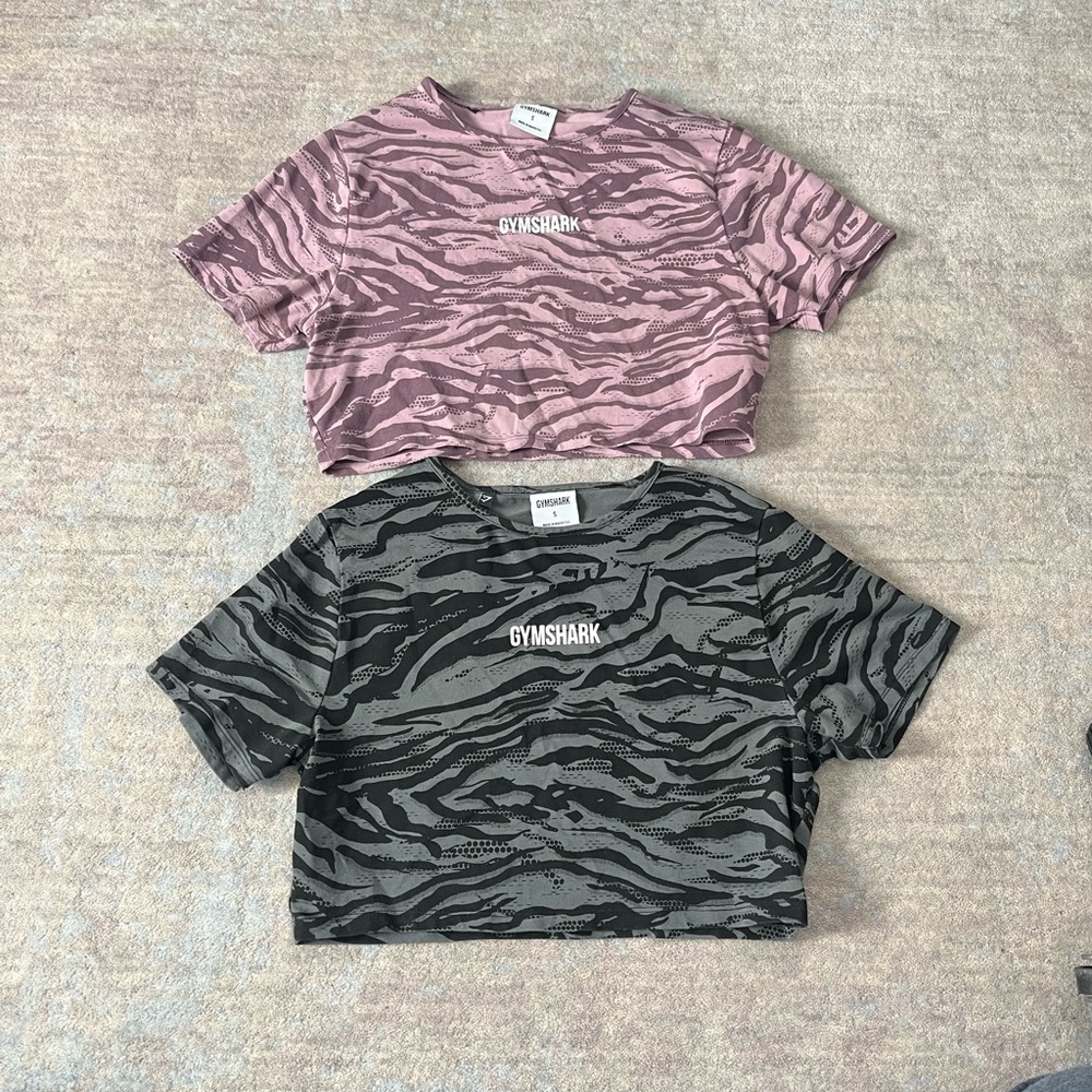 Gymshark Animal crop tops
